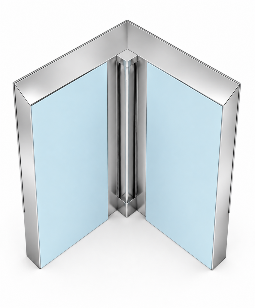 Internal Corner - Chrome