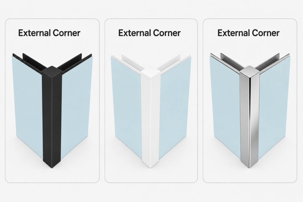 External Corner - Chrome
