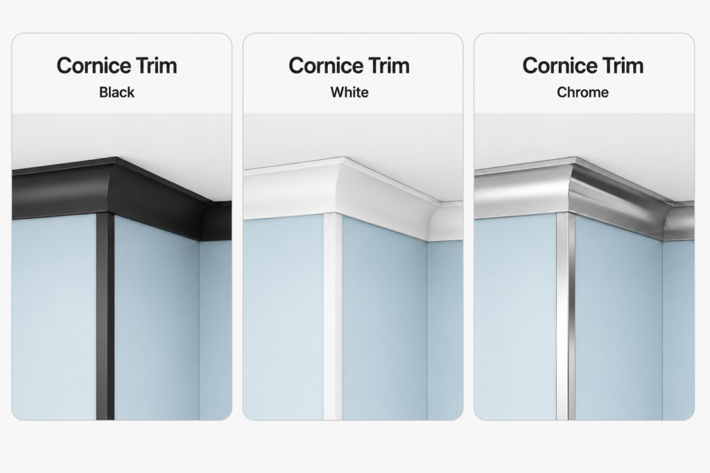 Cornice Trim - Chrome