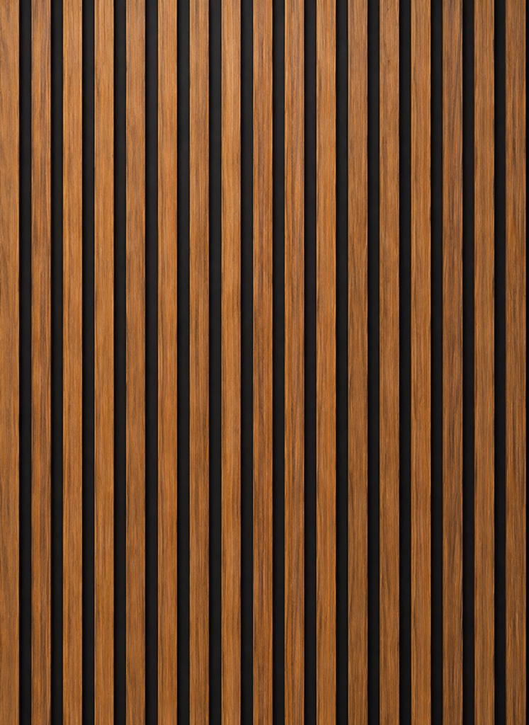 Black Acoustic Timber Wall Panel